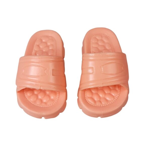 Our Generation Shoes Orange Peach Slide Sandals For 18" Dolls Battat AG - Picture 1 of 7